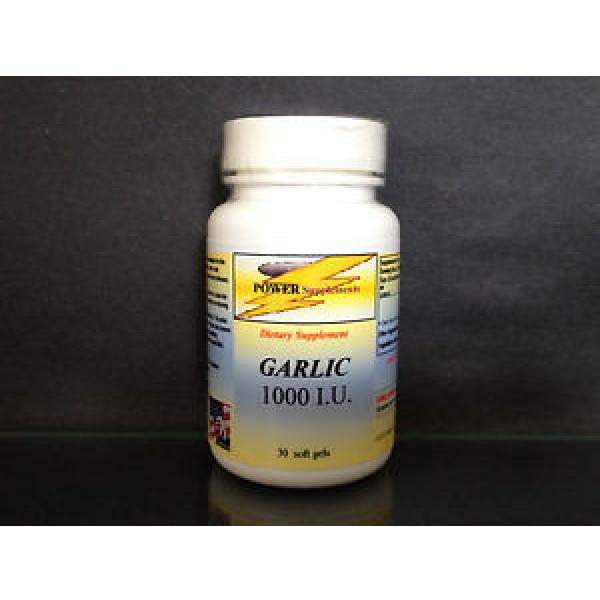 Garlic 1000mg, cholesterol aid, cardiovascular health ~30 soft gels. Made in USA #1 image