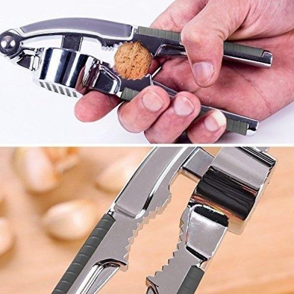 YoHom Garlic Press And Nut Cracker, Dishwasher Safe With Good Grips Handle For #3 image