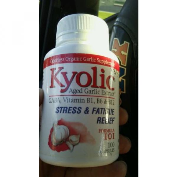 Kyolic Aged Garlic Extract Stress And Fatigue Relief Formula 101 - 100 Capsules #1 image