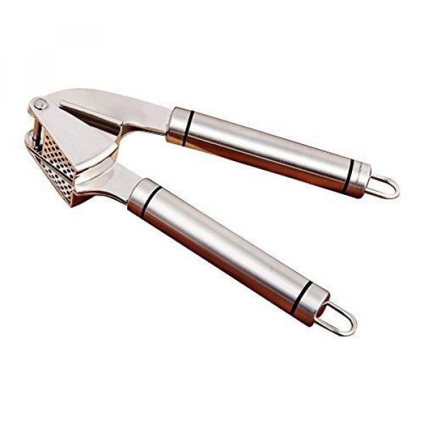 HST Heavy Duty 304 Stainless Steel Hand Squeeze Garlic Press Chopper Ginger #1 image