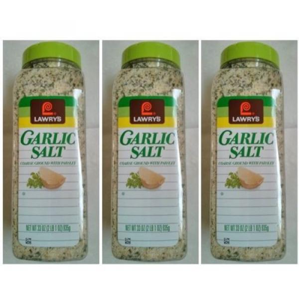 Lawrys 33 oz Garlic Salt Course ground with Parsley,Spices for Cooking Seasoning #4 image