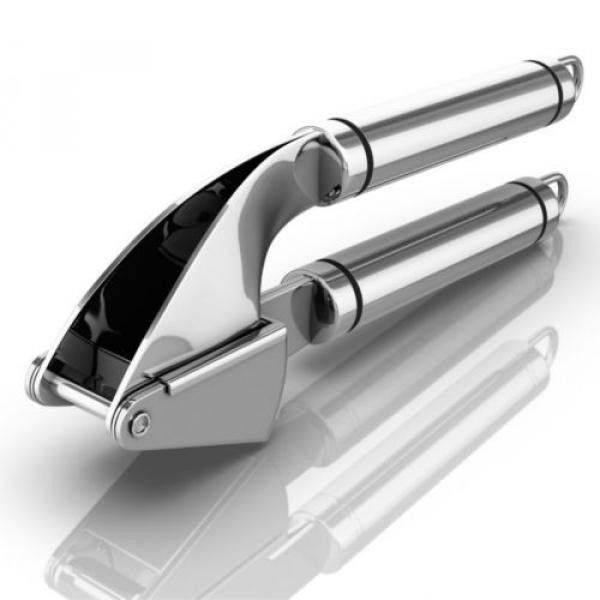 Propresser Garlic Press Stainless Steel - The Authentic Kitchen Gadgets. Home Ch #1 image