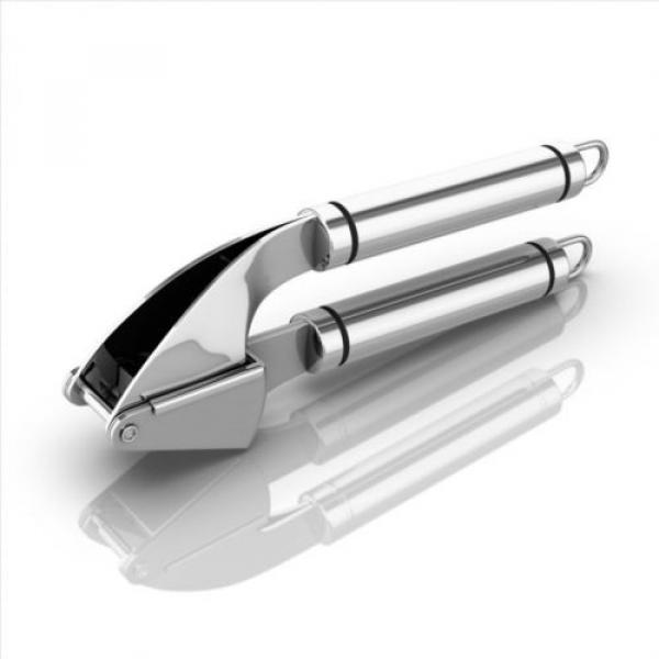 Propresser Garlic Press Stainless Steel - The Authentic Kitchen Gadgets. Home Ch #3 image