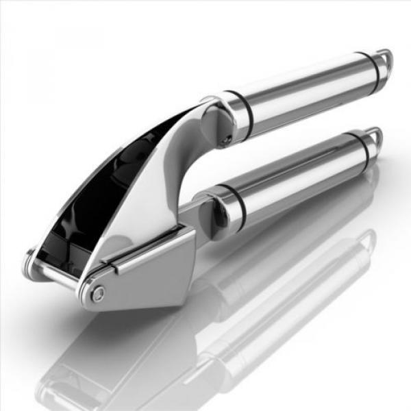 Propresser Garlic Press Stainless Steel - The Authentic Kitchen Gadgets. Home Ch #5 image