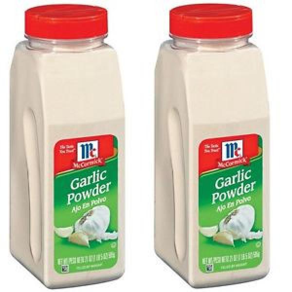 2pk McCormick Garlic Powder 21oz each bottle (Total of 42oz) Always Fresh Stock #1 image