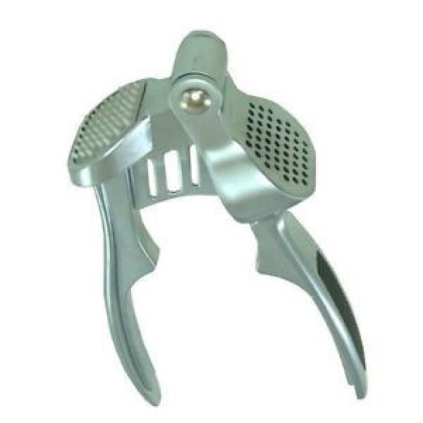 Kitchenmate Garlic Press - Self - Cleaning Dishwasher Safe Durable Zinc Silver #1 image