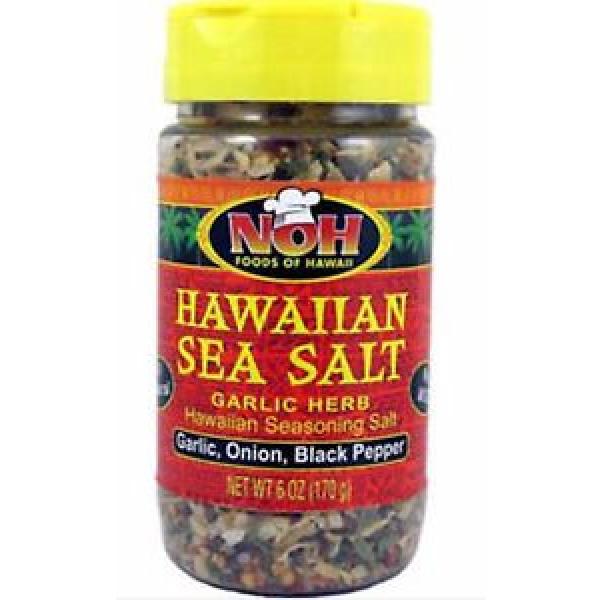 NOH Foods of Hawaii Hawaiian Garlic Herb Seasoning Grilling Salt 6 oz #1 image