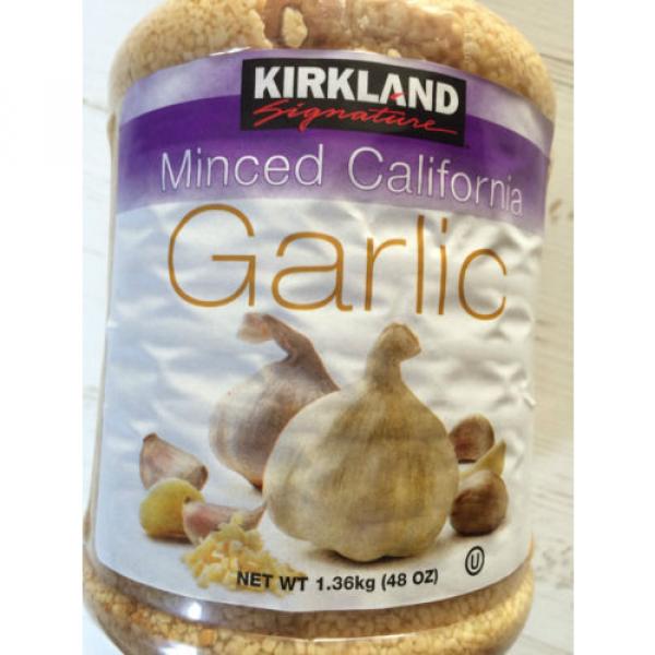 Kirkland Signature Minced California Garlic 1.36Kg (48 OZ) Made in USA #3 image