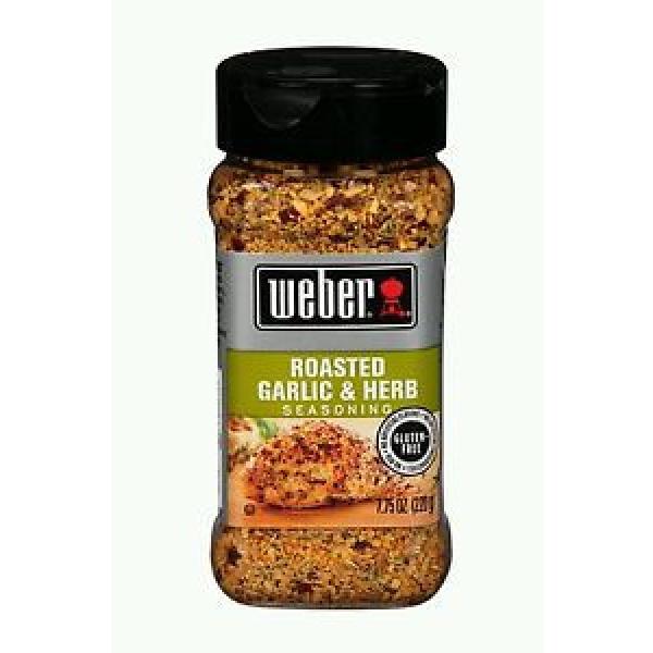 4 Weber Roasted Garlic &amp; Herb Seasoning 7.75 oz Shakers 31 ounces total lot #1 image