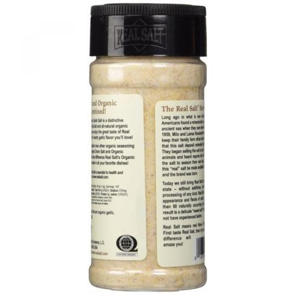 New 2 Pack Redmond Trading Organic Garlic Salt, 8.25 Oz (16.5 oz) #2 image