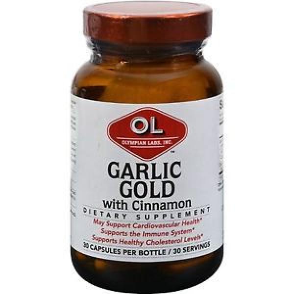 Olympian Labs Garlic-Gold W/Cinnamon 30 caps EXP:02/2018 #1 image