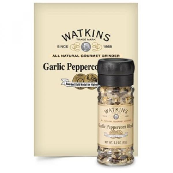 J.R. WATKINS Garlic Peppercorn Grinder Spice Blend, 2.2 oz. and Kosher #2 image