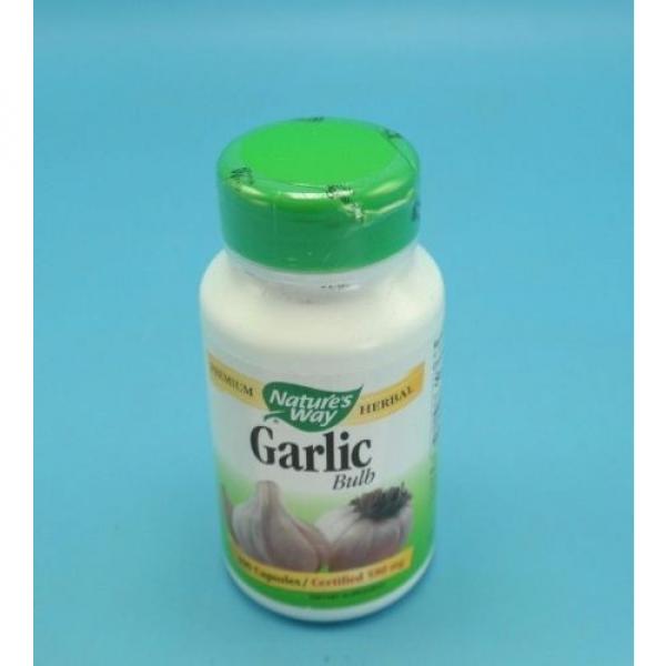 Nature&#039;s Way Garlic Bulb 100 Capsules - Exp: 03/31/20 #1 image