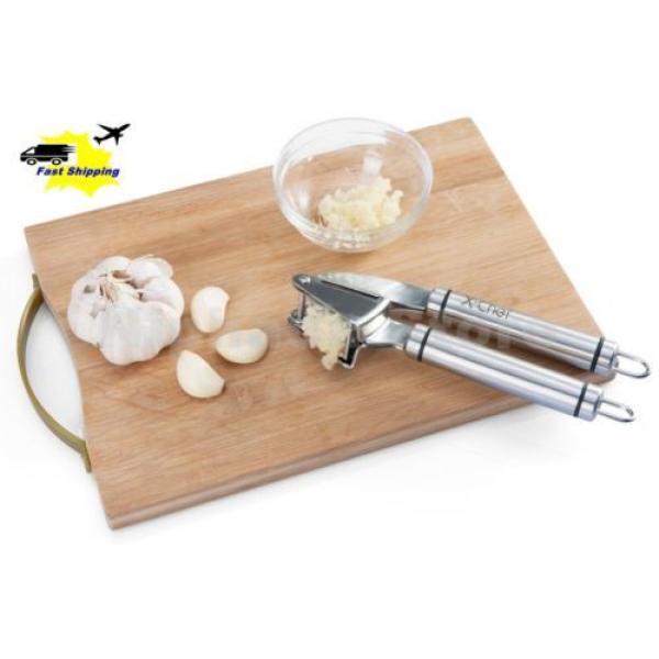 Premium X-Chef Gift Housewife Stainless Steel Garlic Press Home Kitchen Cooking #1 image