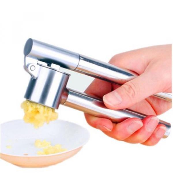 High End Professional Grade Stainless Steel Easy to Use and Clean Garlic Press #1 image