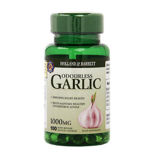 H&amp;B Odourless Garlic 1000mg (100 Capsules) #1 image