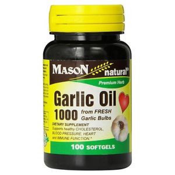 Mason Garlic Oil-1000 Softgels 100 ea (Pack of 4) #1 image